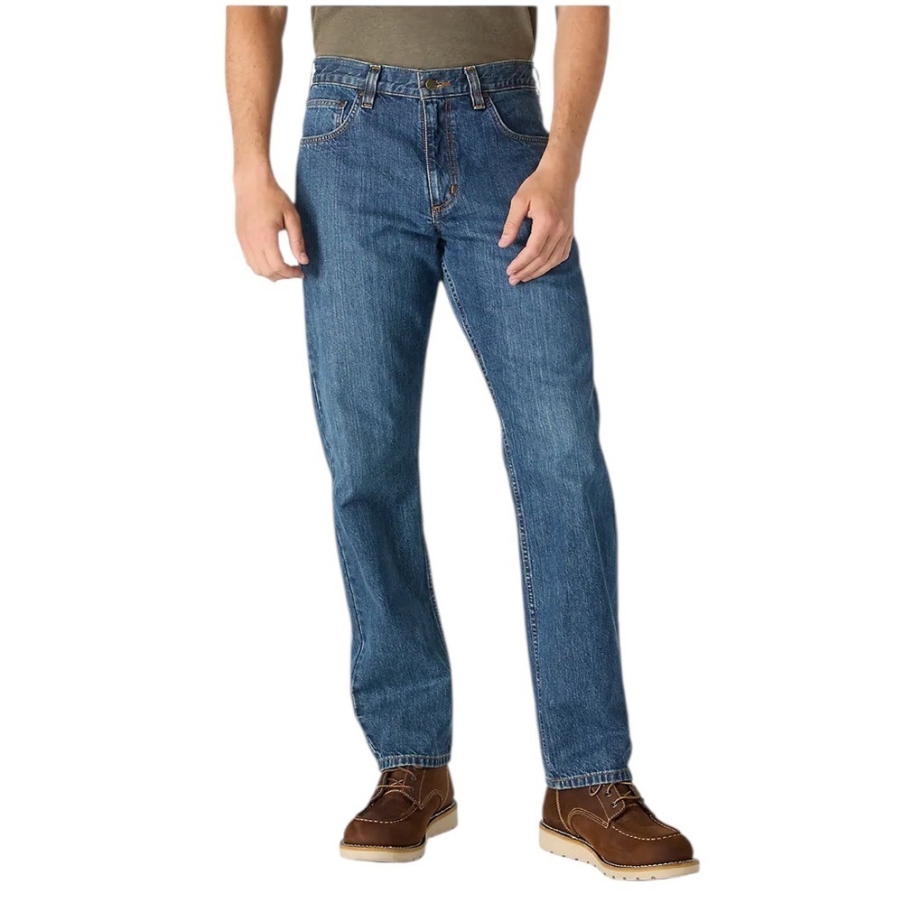 Carhartt Straight Leg Relaxed Git Denim Jeans Size 36 x 34